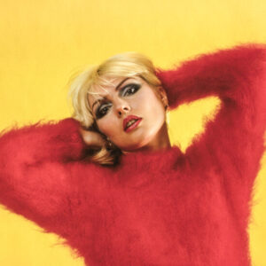 DEBBIE HARRY RED SWEATER